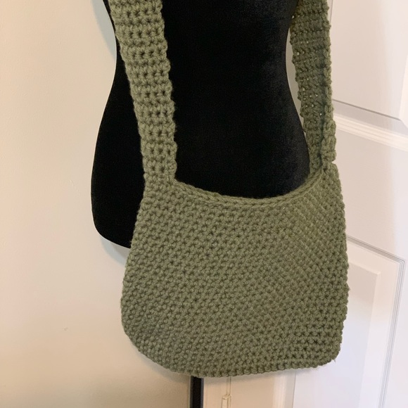 Crossbody Bag Handmade Crocheted - Picture 2 of 16